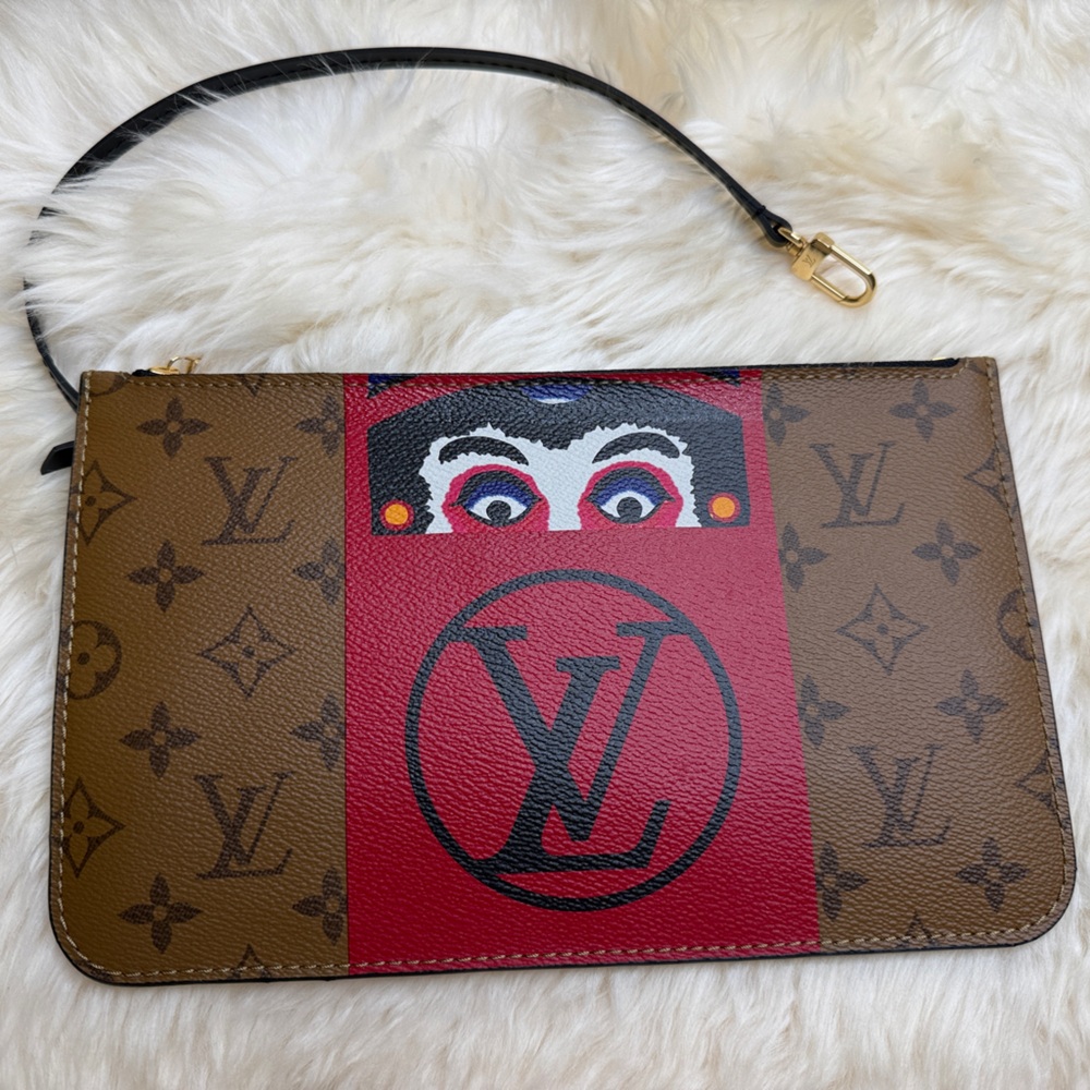 Louis Vuitton Limited Edition Kabuki Neverfull MM Pochette - Picture 2 of 8